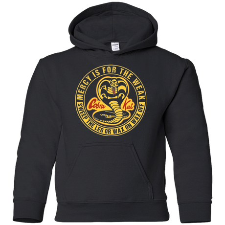 Sweatshirts Black / YS Mercy Is For The Weak Youth Hoodie