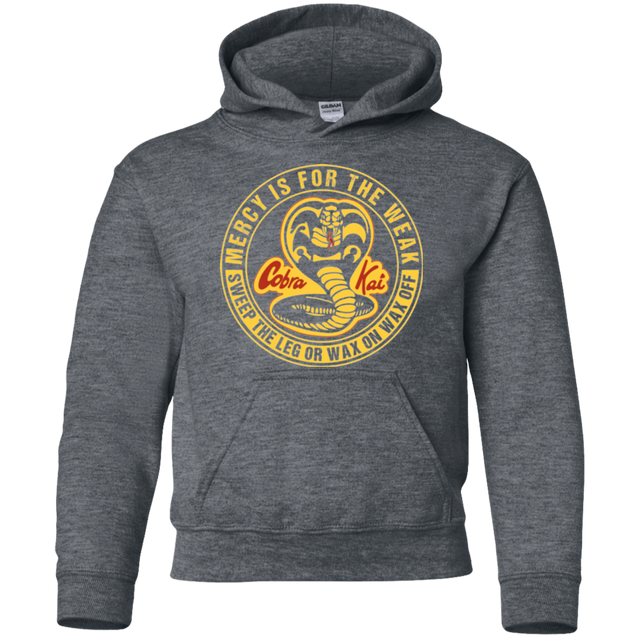 Sweatshirts Dark Heather / YS Mercy Is For The Weak Youth Hoodie