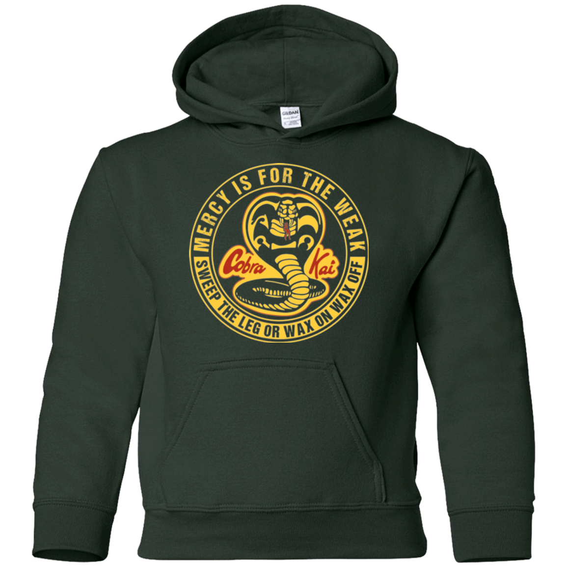 Sweatshirts Forest Green / YS Mercy Is For The Weak Youth Hoodie