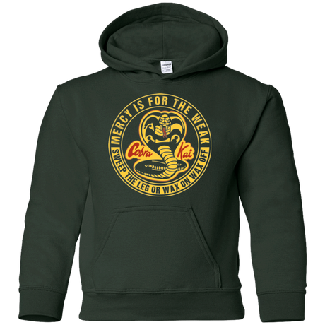 Sweatshirts Forest Green / YS Mercy Is For The Weak Youth Hoodie