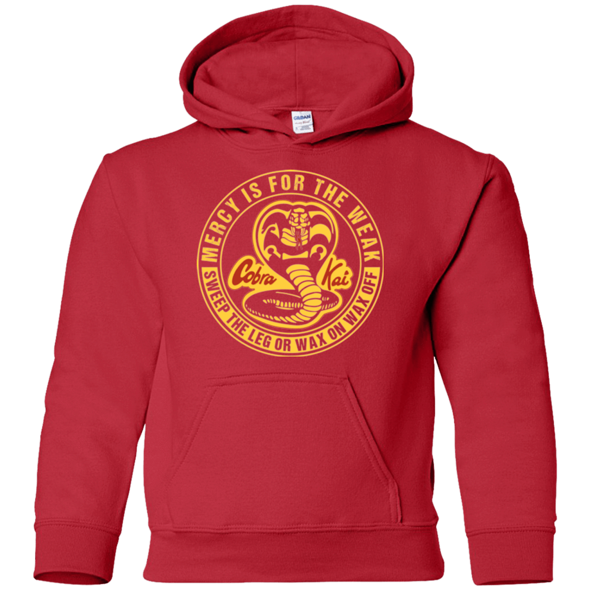 Sweatshirts Red / YS Mercy Is For The Weak Youth Hoodie