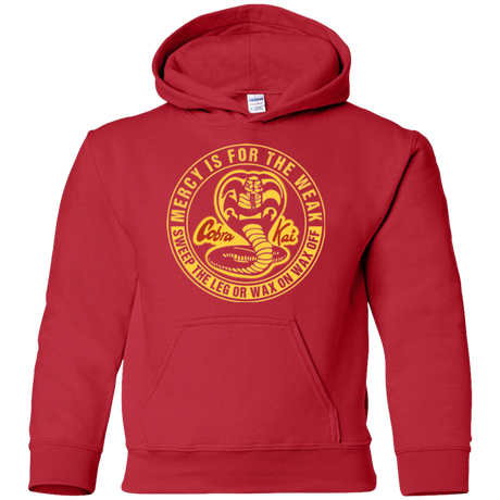 Sweatshirts Red / YS Mercy Is For The Weak Youth Hoodie