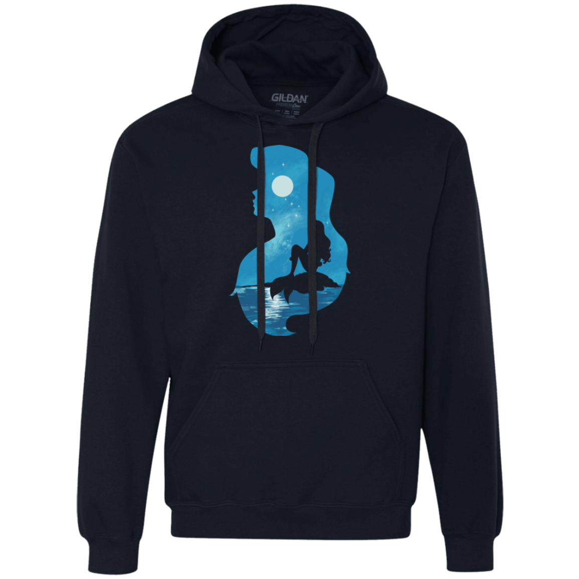 Mermaid Portrait Premium Fleece Hoodie