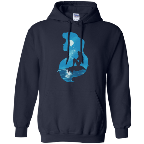 Sweatshirts Navy / S Mermaid Portrait Pullover Hoodie