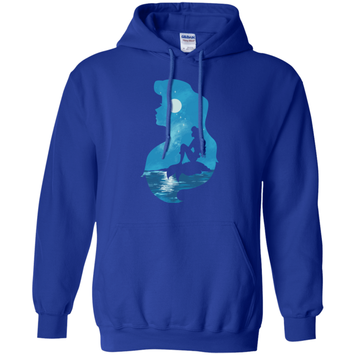 Mermaid Portrait Pullover Hoodie