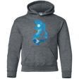 Sweatshirts Dark Heather / YS Mermaid Portrait Youth Hoodie