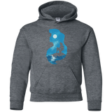 Sweatshirts Dark Heather / YS Mermaid Portrait Youth Hoodie