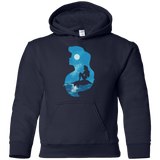 Sweatshirts Navy / YS Mermaid Portrait Youth Hoodie