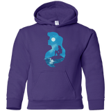 Sweatshirts Purple / YS Mermaid Portrait Youth Hoodie