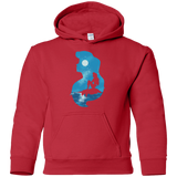 Sweatshirts Red / YS Mermaid Portrait Youth Hoodie