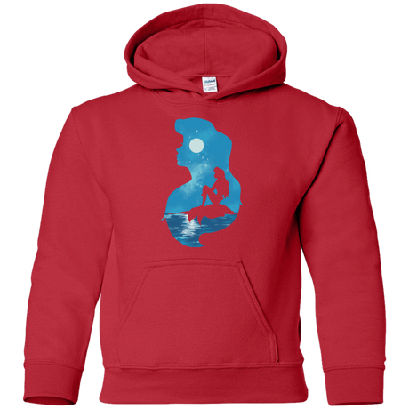 Sweatshirts Red / YS Mermaid Portrait Youth Hoodie