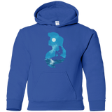 Sweatshirts Royal / YS Mermaid Portrait Youth Hoodie