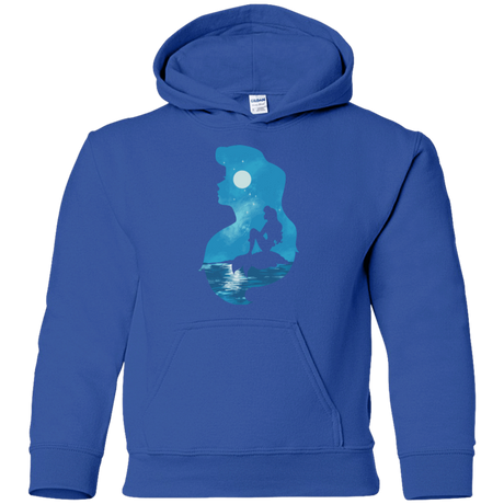 Sweatshirts Royal / YS Mermaid Portrait Youth Hoodie