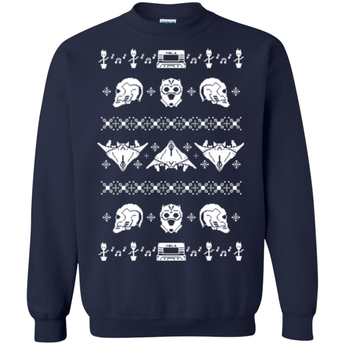 Sweatshirts Navy / Small Merry Christmas A-Holes 2 Crewneck Sweatshirt