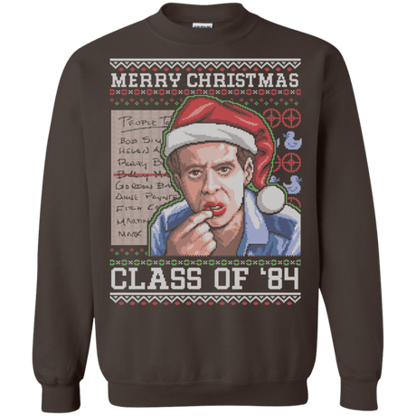 Sweatshirts Dark Chocolate / S Merry Christmas Billy Madison Crewneck Sweatshirt