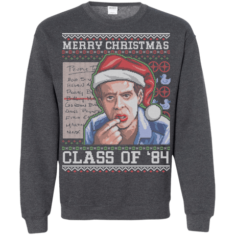 Sweatshirts Dark Heather / S Merry Christmas Billy Madison Crewneck Sweatshirt