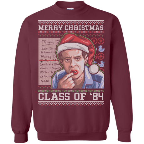 Sweatshirts Maroon / S Merry Christmas Billy Madison Crewneck Sweatshirt