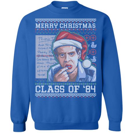 Sweatshirts Royal / S Merry Christmas Billy Madison Crewneck Sweatshirt
