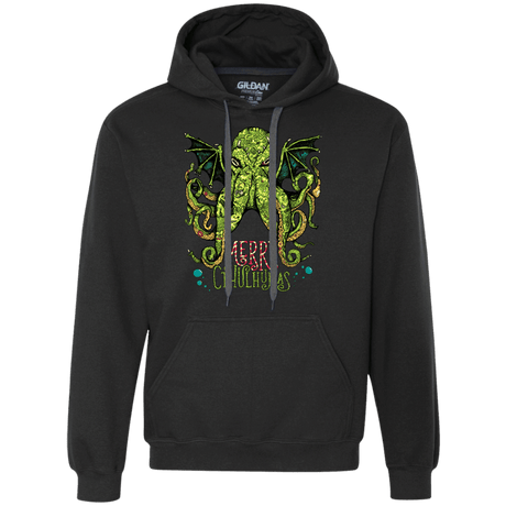 Sweatshirts Black / Small Merry Cthulhumas Premium Fleece Hoodie
