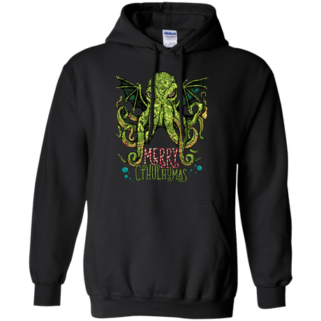 Sweatshirts Black / Small Merry Cthulhumas Pullover Hoodie