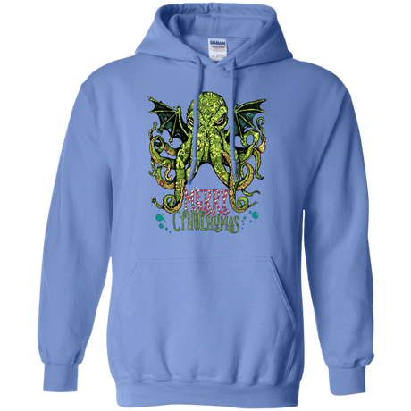 Sweatshirts Carolina Blue / Small Merry Cthulhumas Pullover Hoodie