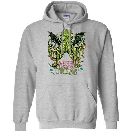 Sweatshirts Sport Grey / Small Merry Cthulhumas Pullover Hoodie
