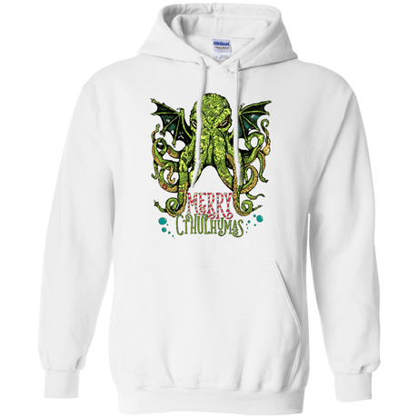 Sweatshirts White / Small Merry Cthulhumas Pullover Hoodie