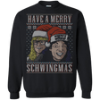 Sweatshirts Black / S Merry Schwingmas Crewneck Sweatshirt