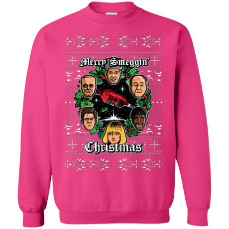 Sweatshirts Heliconia / Small Merry Smeggin Christmas Crewneck Sweatshirt