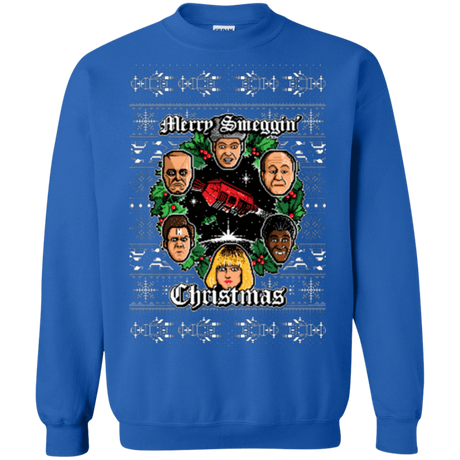 Sweatshirts Royal / Small Merry Smeggin Christmas Crewneck Sweatshirt