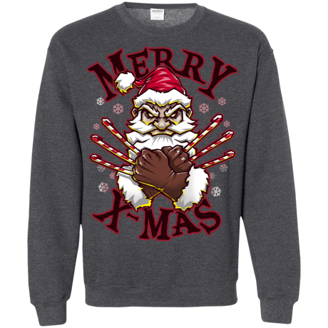 Sweatshirts Dark Heather / S Merry X-Mas Crewneck Sweatshirt