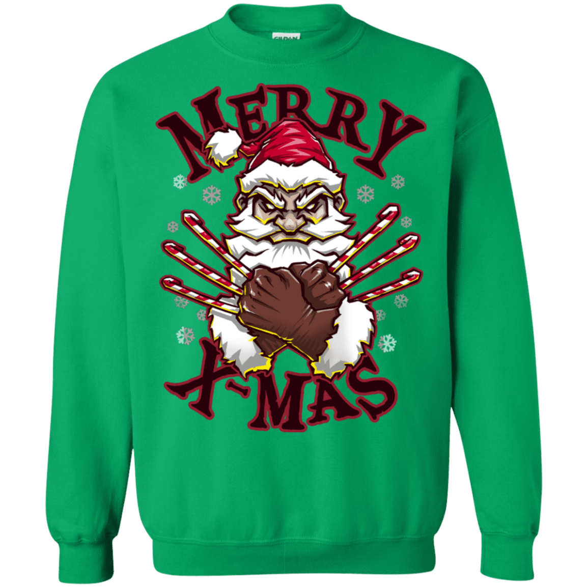 Sweatshirts Irish Green / S Merry X-Mas Crewneck Sweatshirt