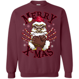 Sweatshirts Maroon / S Merry X-Mas Crewneck Sweatshirt