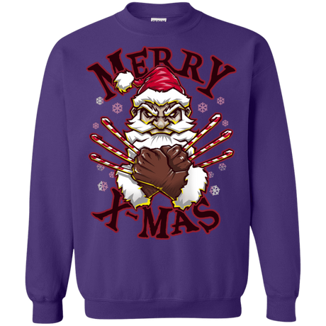 Sweatshirts Purple / S Merry X-Mas Crewneck Sweatshirt