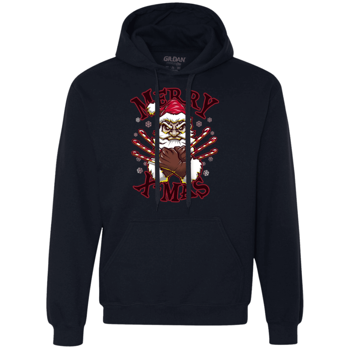 Sweatshirts Navy / S Merry X-Mas Premium Fleece Hoodie