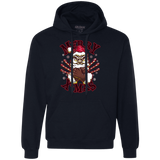 Sweatshirts Navy / S Merry X-Mas Premium Fleece Hoodie