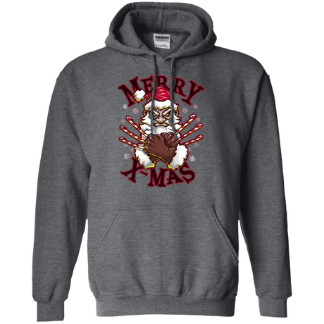 Sweatshirts Dark Heather / S Merry X-Mas Pullover Hoodie