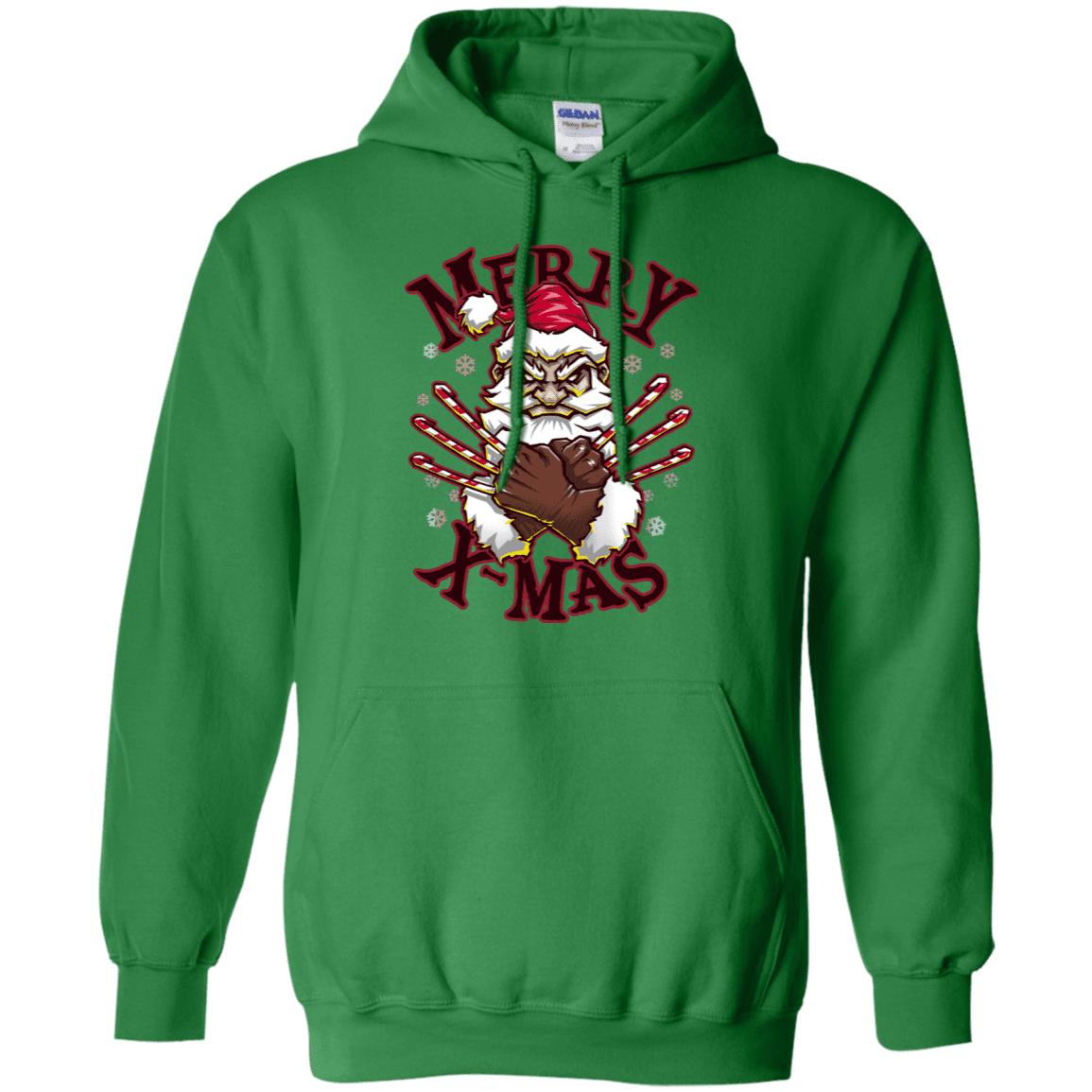 Sweatshirts Irish Green / S Merry X-Mas Pullover Hoodie