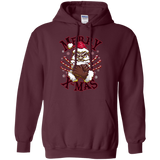 Sweatshirts Maroon / S Merry X-Mas Pullover Hoodie