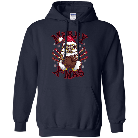 Sweatshirts Navy / S Merry X-Mas Pullover Hoodie