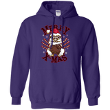 Sweatshirts Purple / S Merry X-Mas Pullover Hoodie