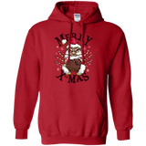 Sweatshirts Red / S Merry X-Mas Pullover Hoodie