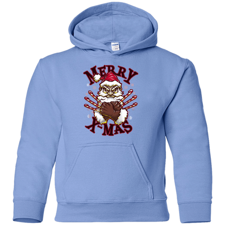 Sweatshirts Carolina Blue / YS Merry X-Mas Youth Hoodie