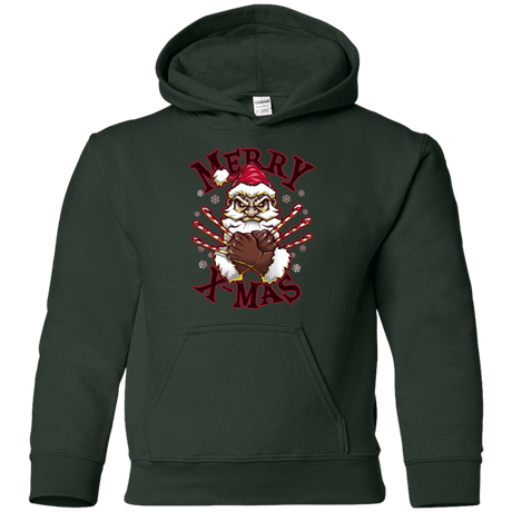 Sweatshirts Forest Green / YS Merry X-Mas Youth Hoodie