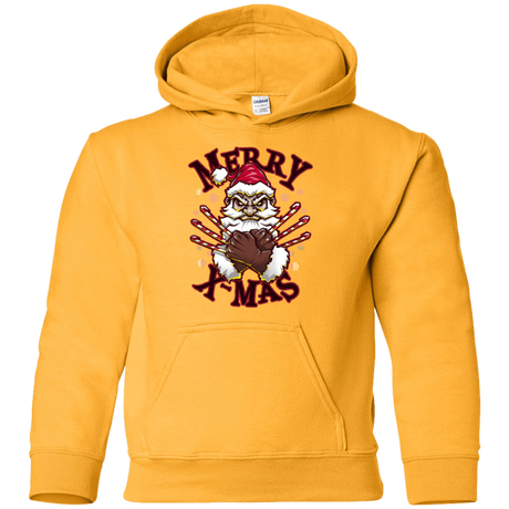 Sweatshirts Gold / YS Merry X-Mas Youth Hoodie