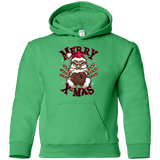 Sweatshirts Irish Green / YS Merry X-Mas Youth Hoodie