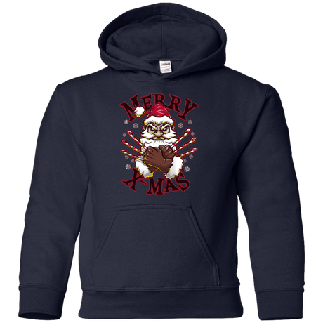 Sweatshirts Navy / YS Merry X-Mas Youth Hoodie