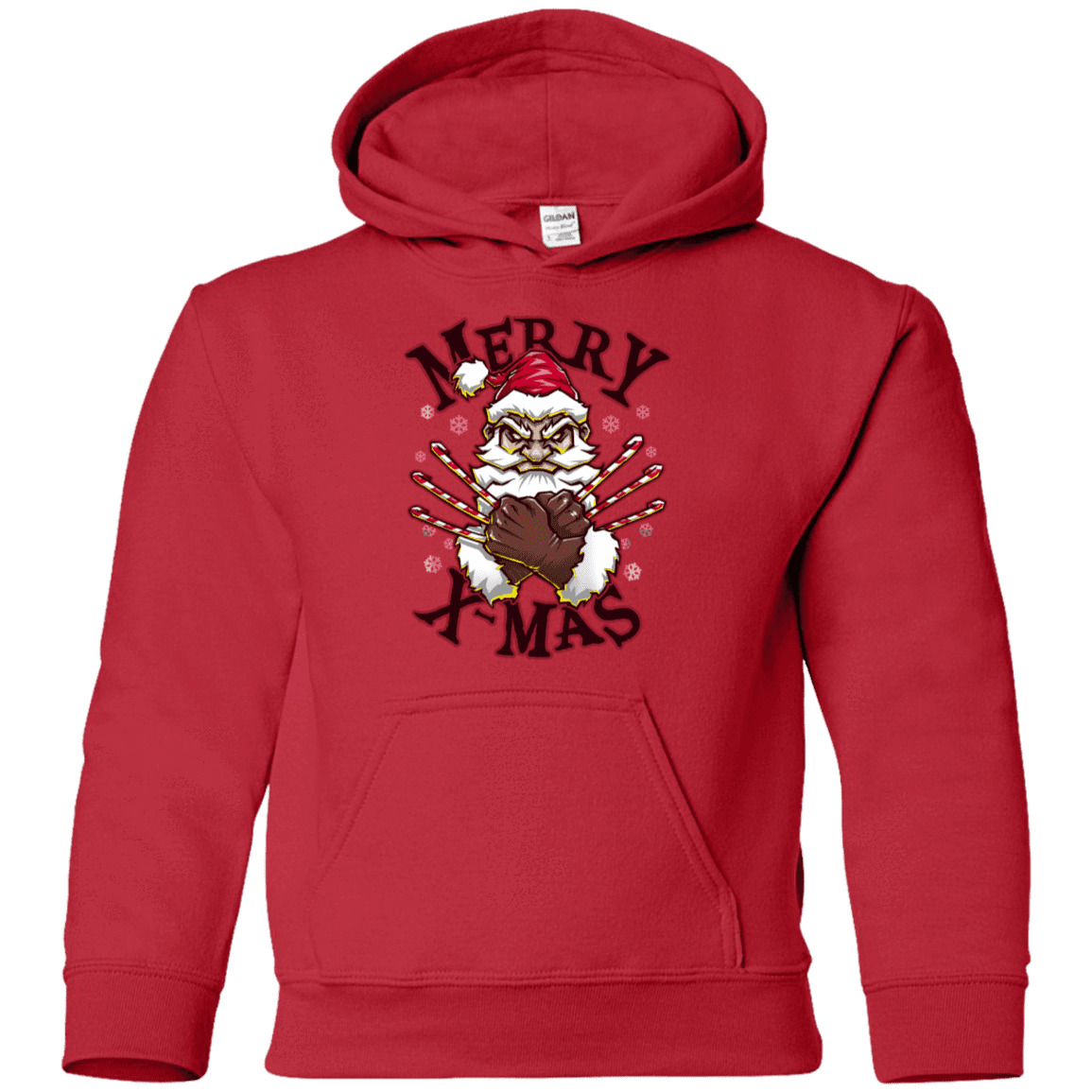 Sweatshirts Red / YS Merry X-Mas Youth Hoodie