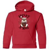 Sweatshirts Red / YS Merry X-Mas Youth Hoodie
