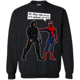 Sweatshirts Black / Small Metal Arm Dude Crewneck Sweatshirt